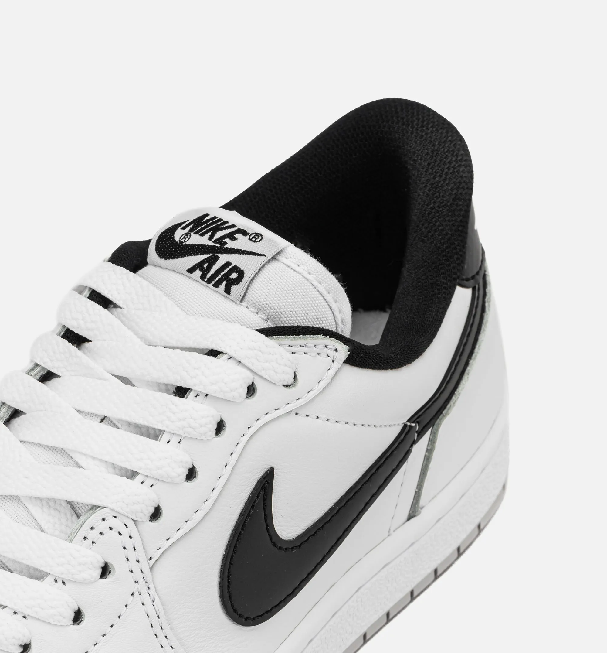 Air Jordan 1 Low 85 Metallic Black Mens Lifestyle Shoe - White/Black/Neutral Grey