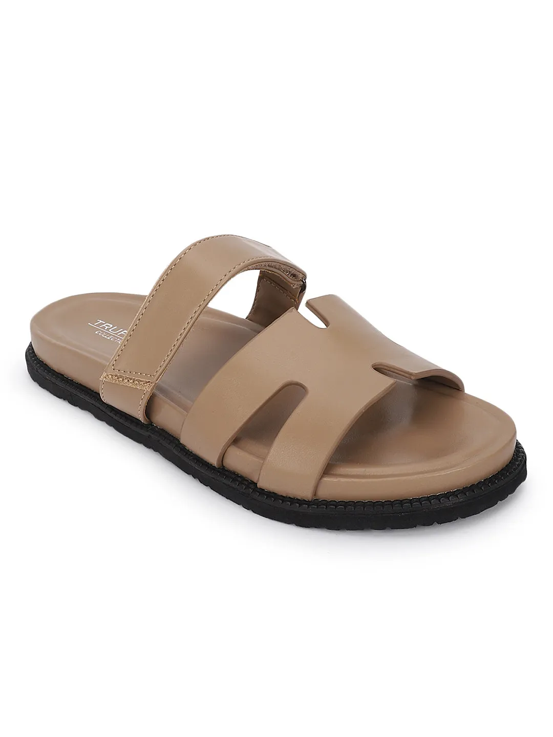 Beige PU Slip-On Flats (TC-ST12ORRY-BEIG)