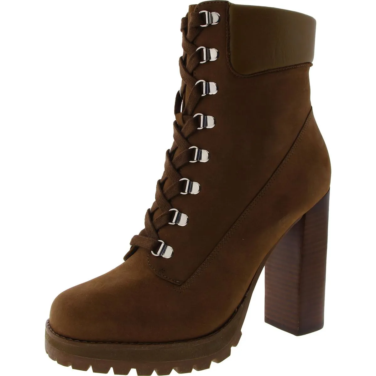 Beso Womens Nubuck High Heel Mid-Calf Boots