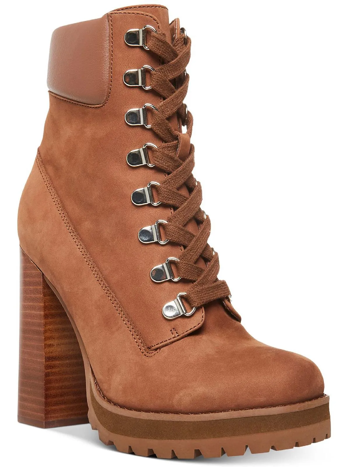Beso Womens Nubuck High Heel Mid-Calf Boots