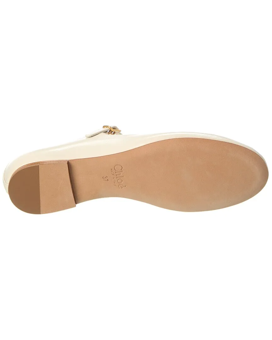 Chloé Saada Leather & Suede Slingback Flat