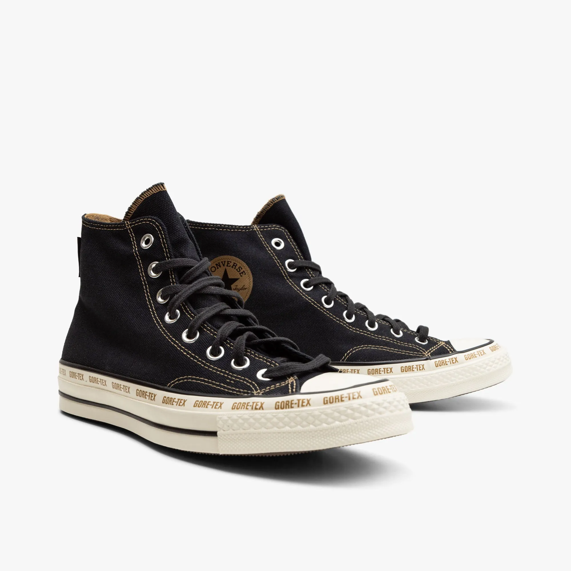 Converse Chuck 70 Hi GTX Black / Toadstool Tan - Egret