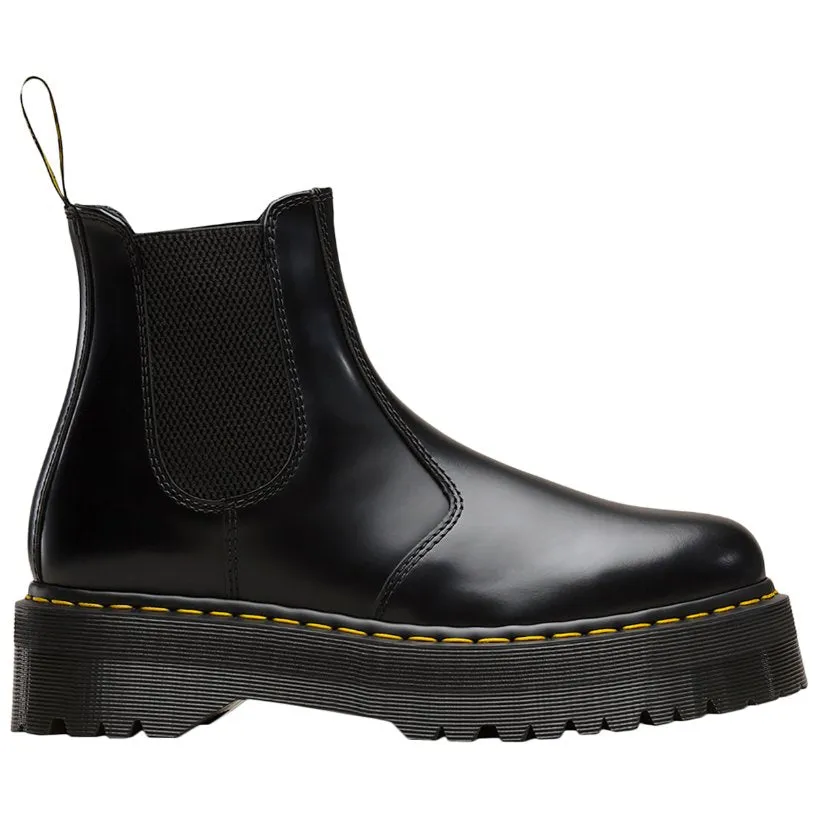 Dr. Martens 2976 Quad Smooth Leather Unisex Platform Chelsea Boots