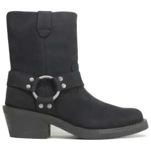 Harley Davidson Korsen Harness Full Grain Leather Women's Ankle Biker Boots