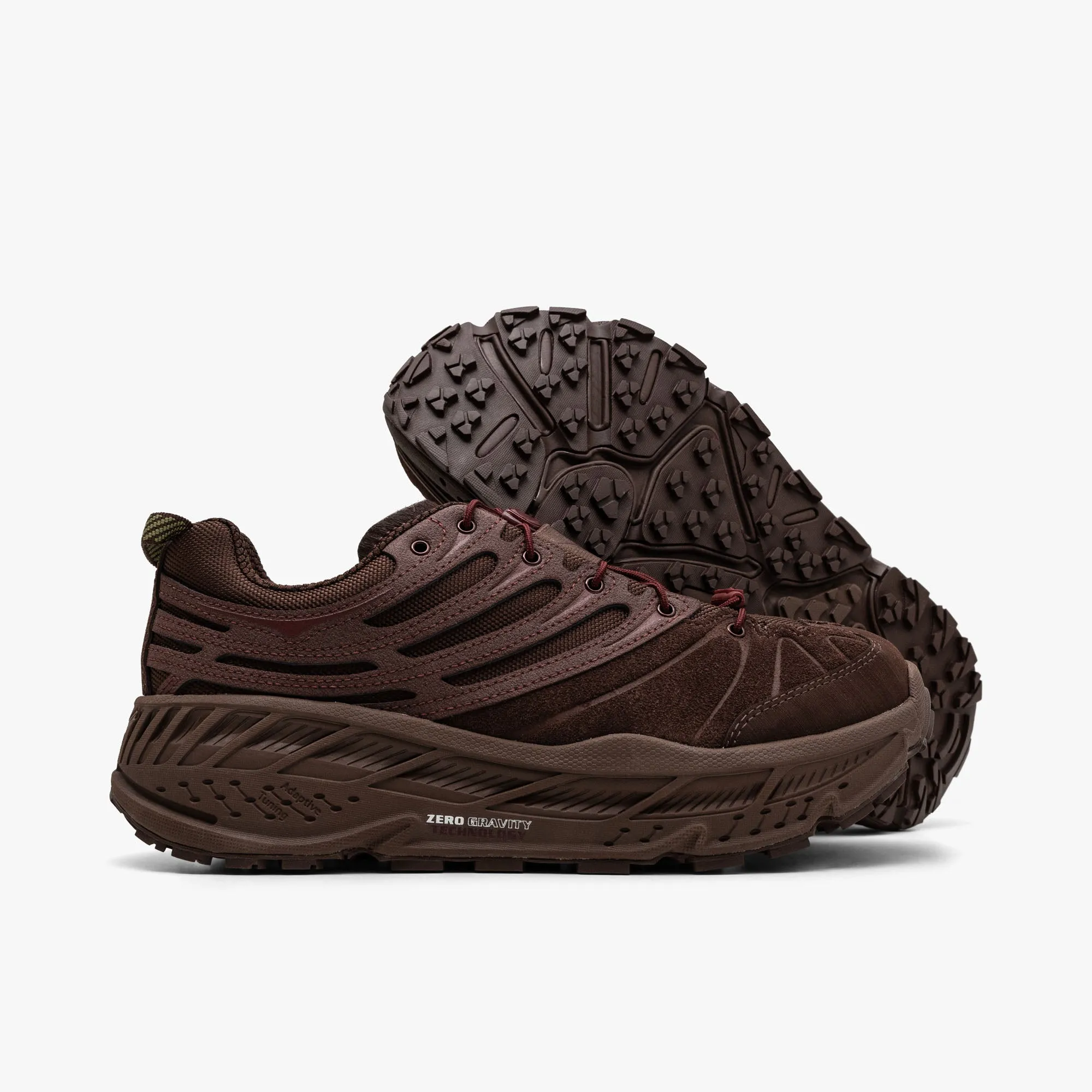 Hoka Stinson EVO OG TP Cold Brew / Varsity Burgundy