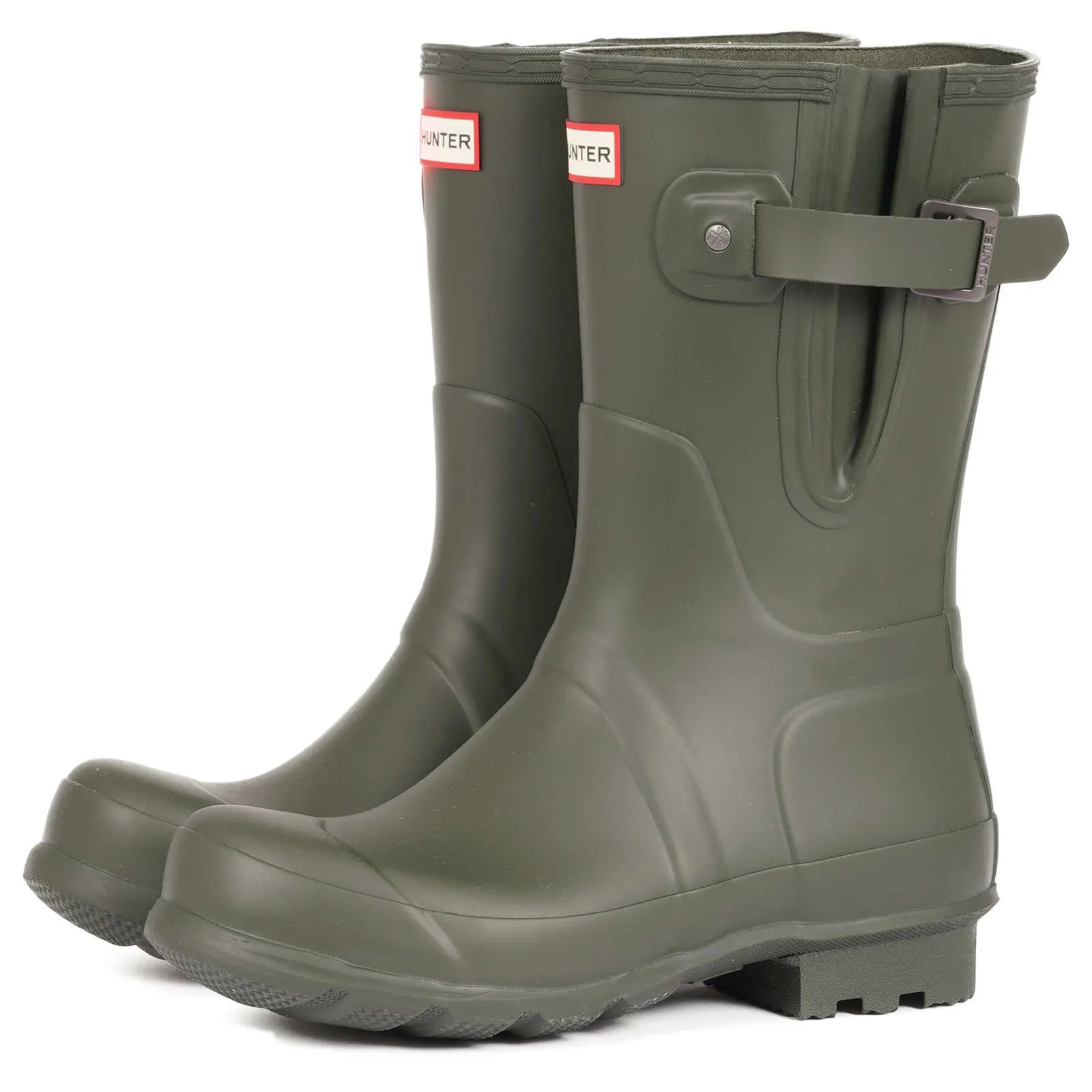 Hunter Original Side Adjustable Rubber Men's Short Wellington Boots