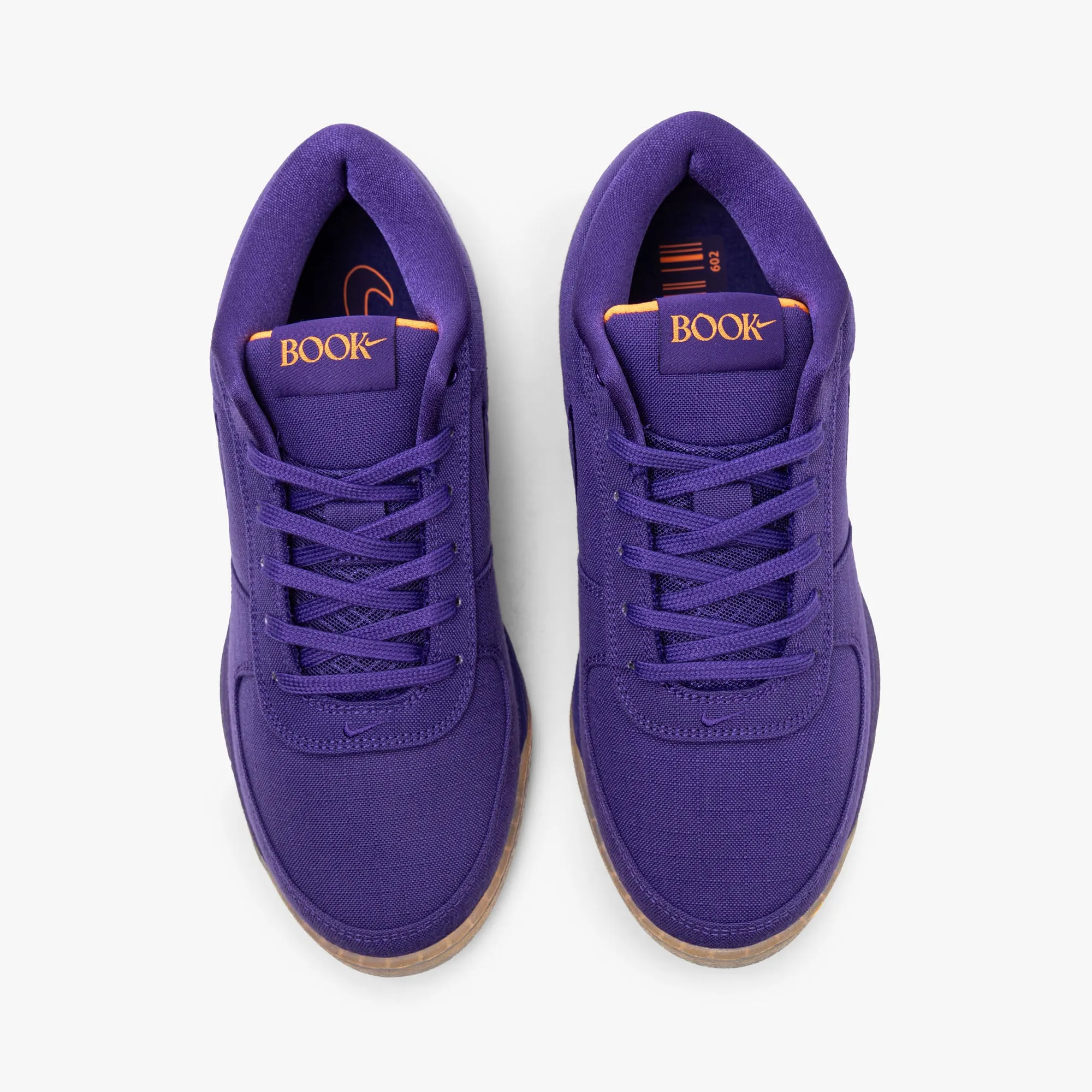 Nike Book 1 Court Purple / Total Orange - Taupe Grey