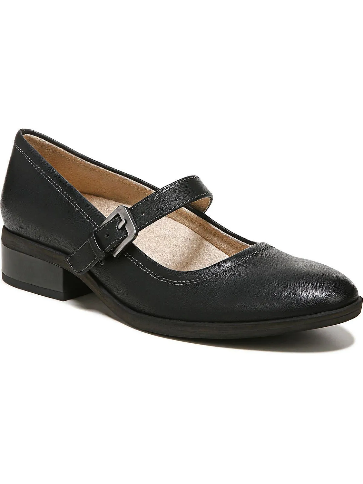 Ramona Womens Buckle Flat Mary Janes