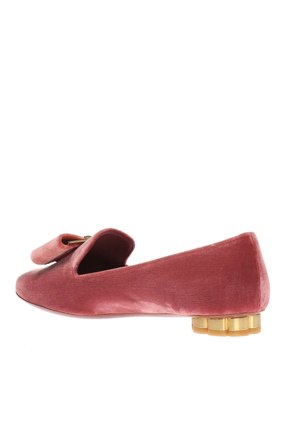 SALVATORE FERRAGAMO Sarno Women's 680210 Pink Flats
