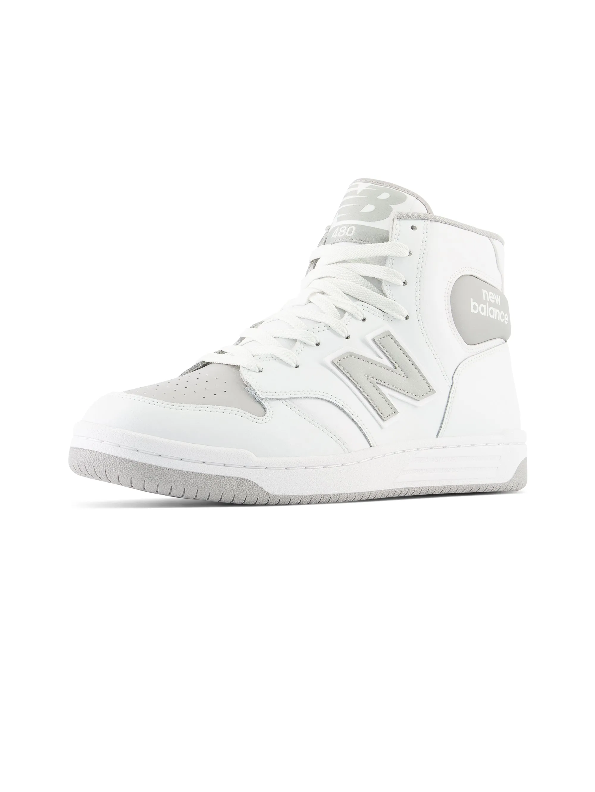 Sneakers Alte Stile Basket Retrò Grigio/Bianco