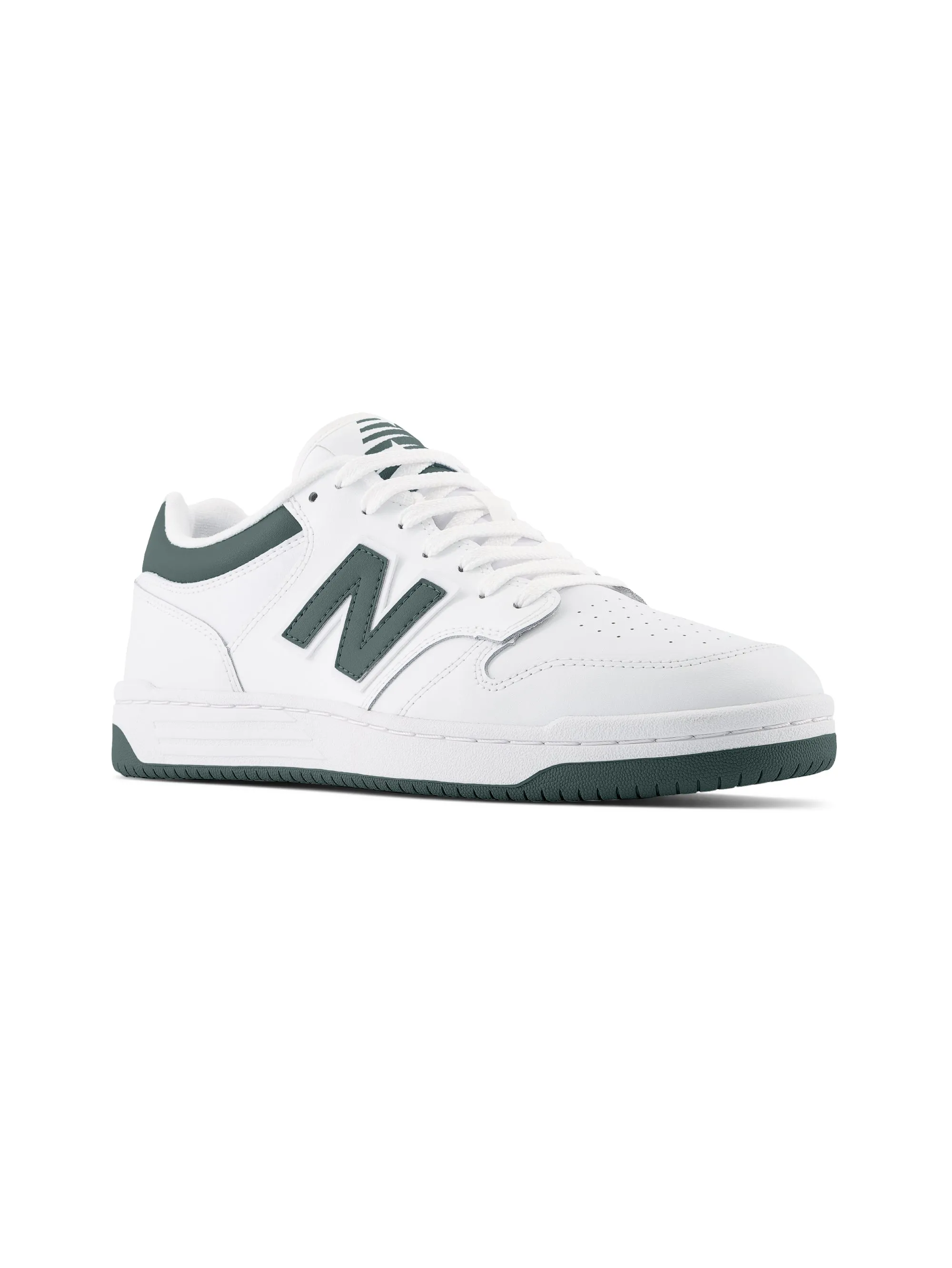 Sneakers Basse da Basket 480 Bianco/Verde