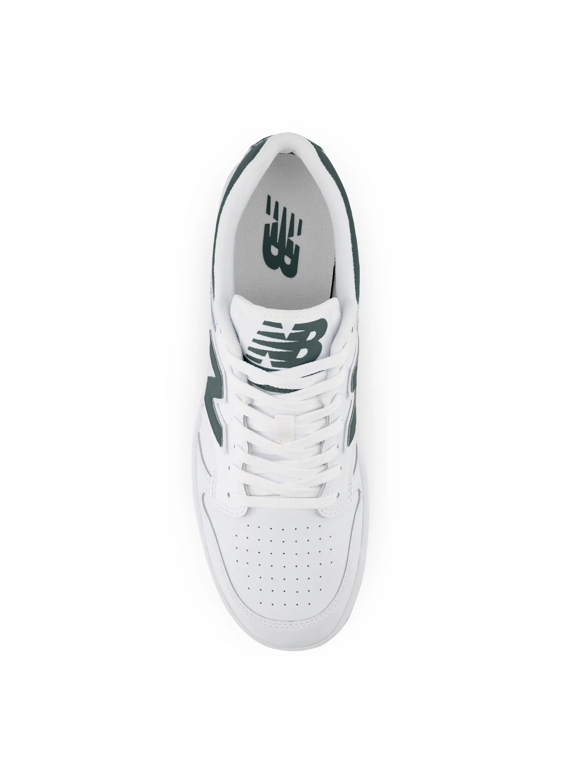 Sneakers Basse da Basket 480 Bianco/Verde