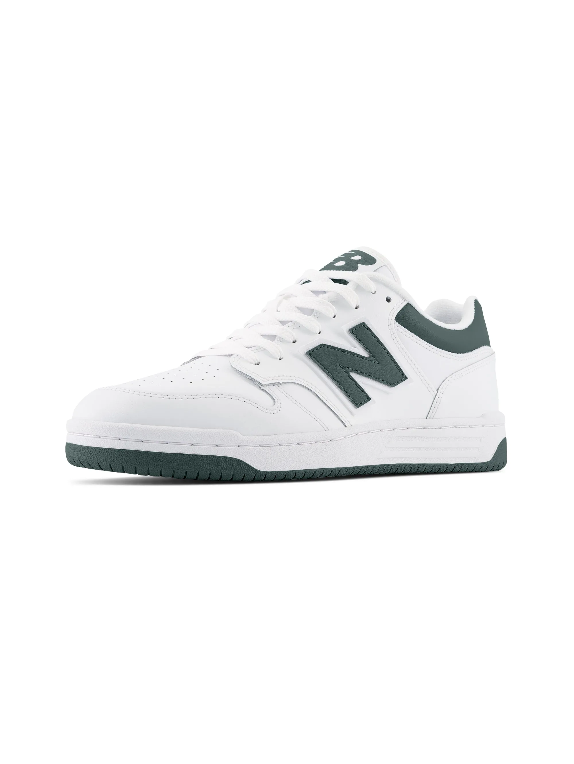 Sneakers Basse da Basket 480 Bianco/Verde