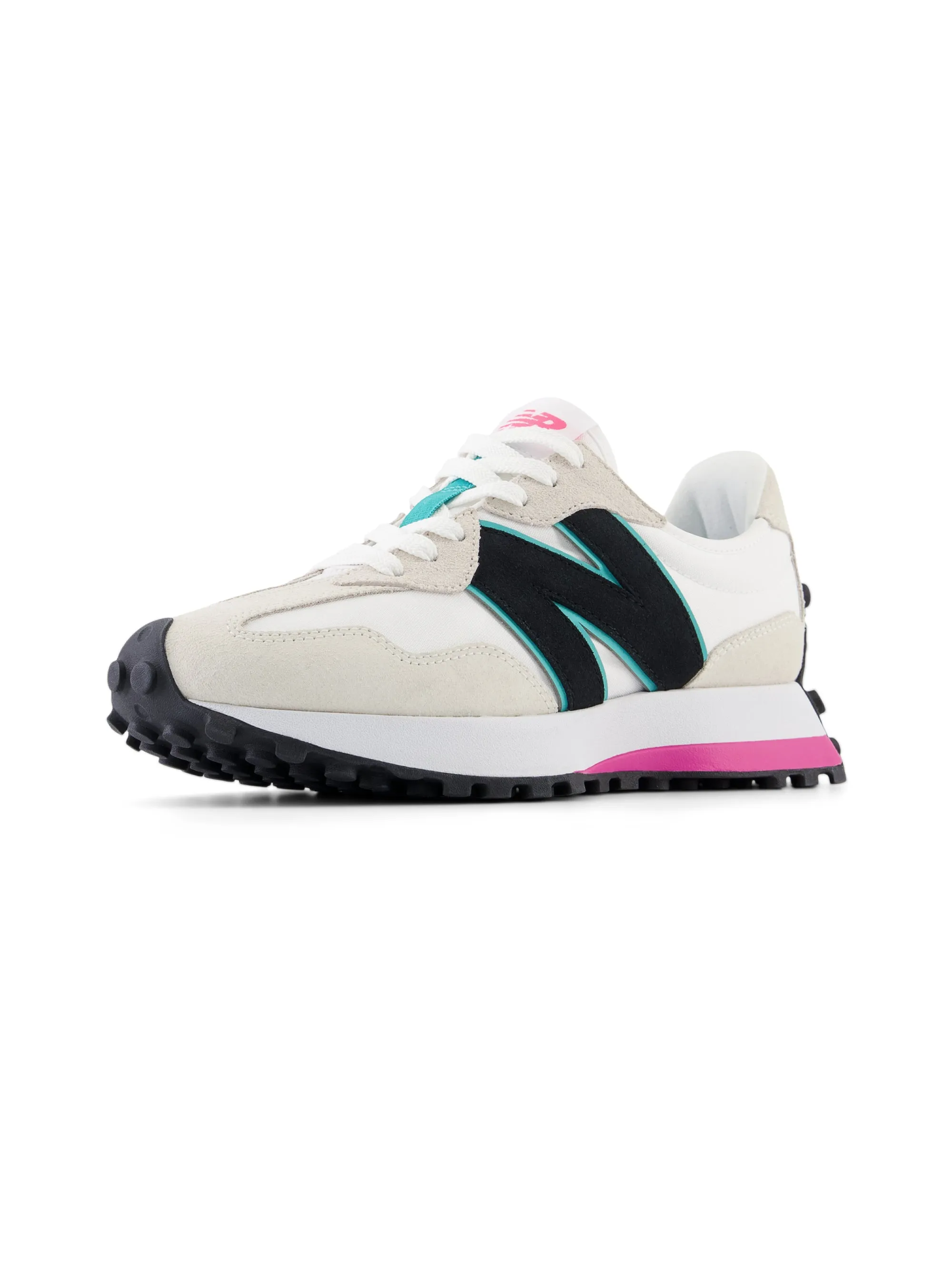 Sneakers Retrò 327 Bianco/Cielo/Rosa