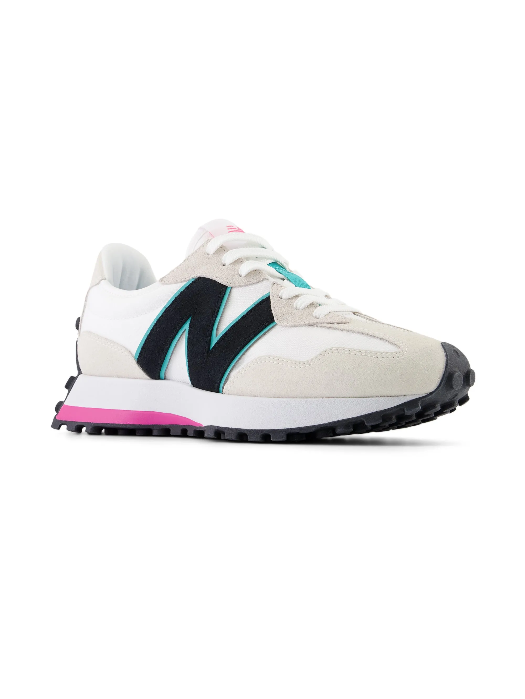 Sneakers Retrò 327 Bianco/Cielo/Rosa