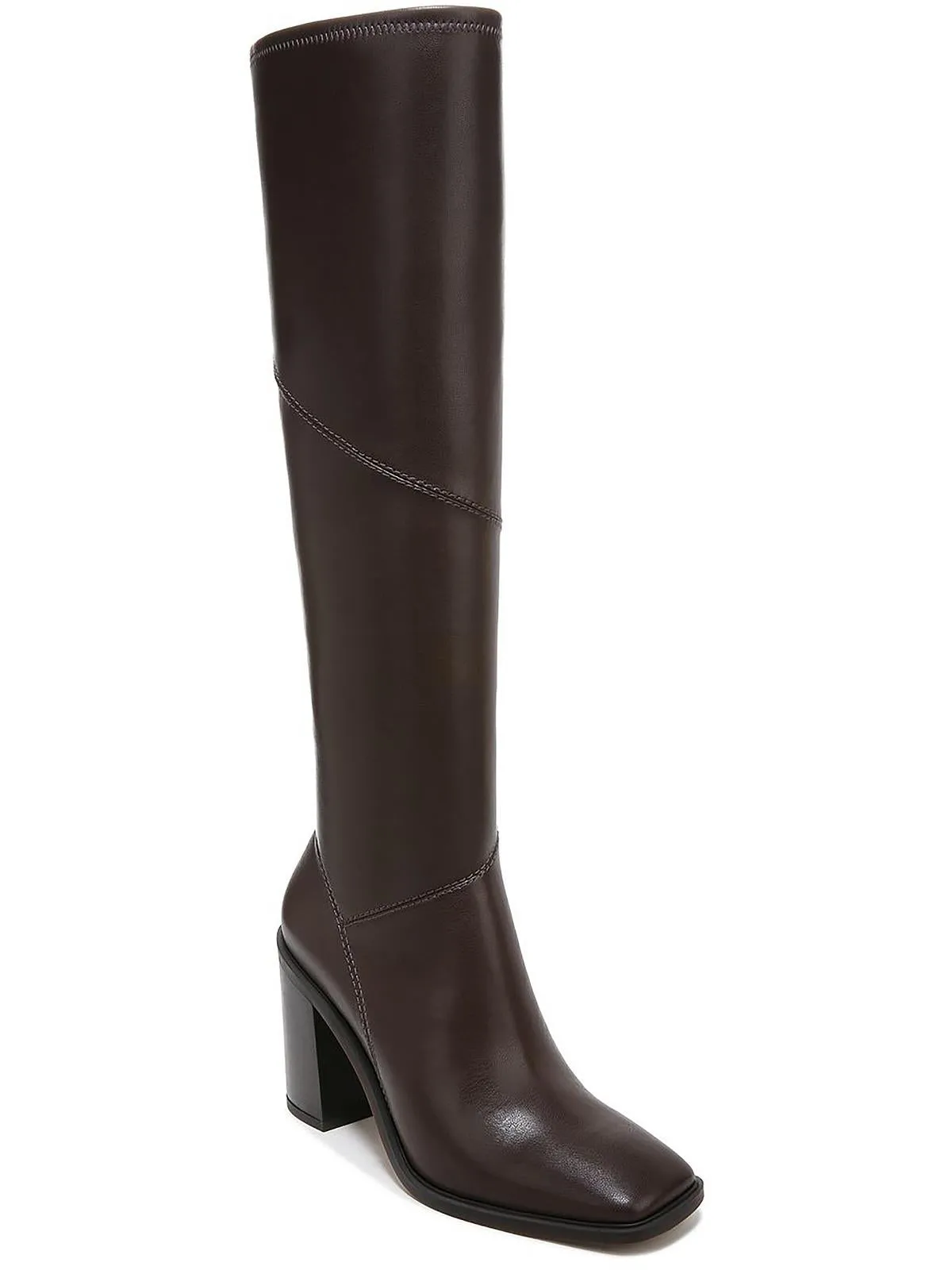 Sonna Womens Faux Leather Knee-High Boots