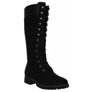 Timberland Premium 14 Inch Nubuck Leather Women's Calf Length Boots