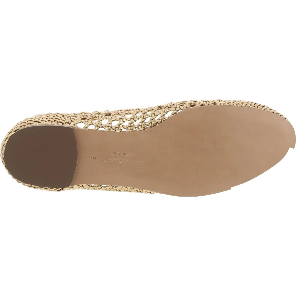 Varina Womens Woven Bow Ballet Flats