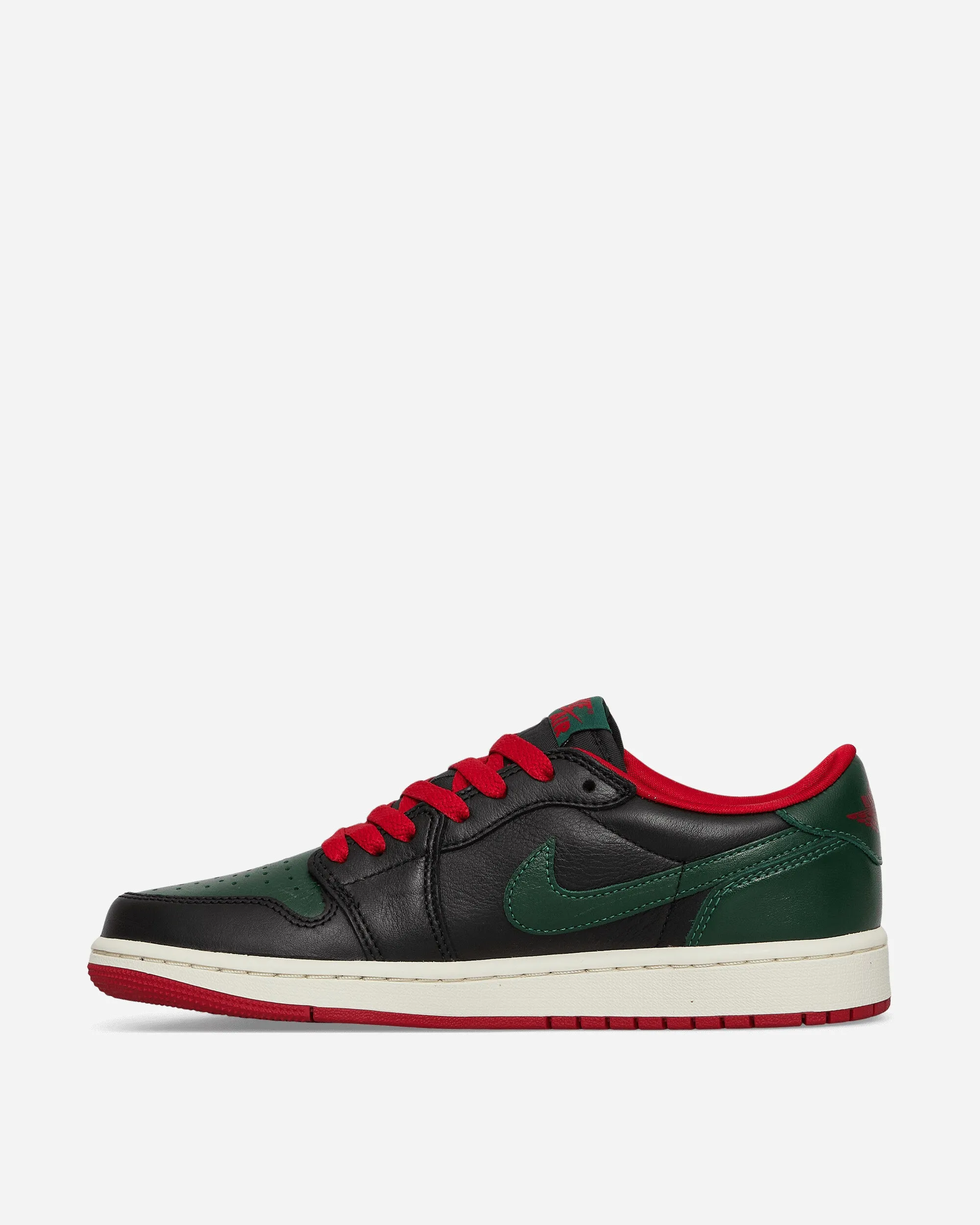 Women's Air Jordan 1 Retro Low OG Sneakers Black / Gorge Green