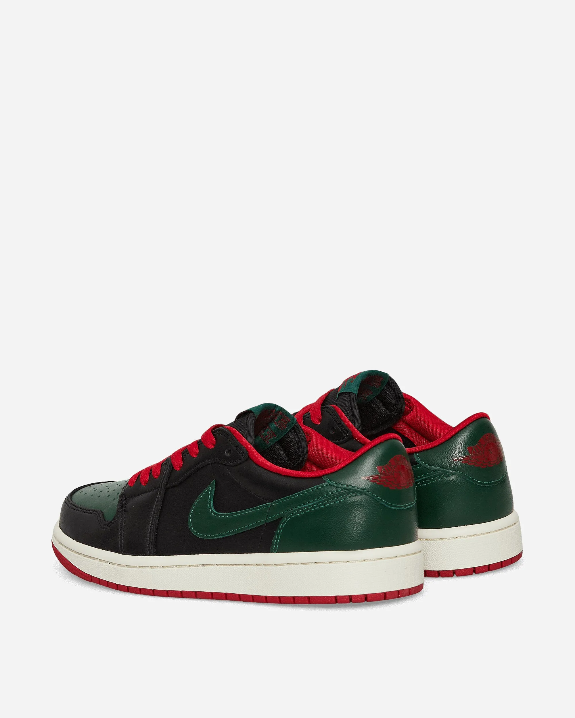 Women's Air Jordan 1 Retro Low OG Sneakers Black / Gorge Green