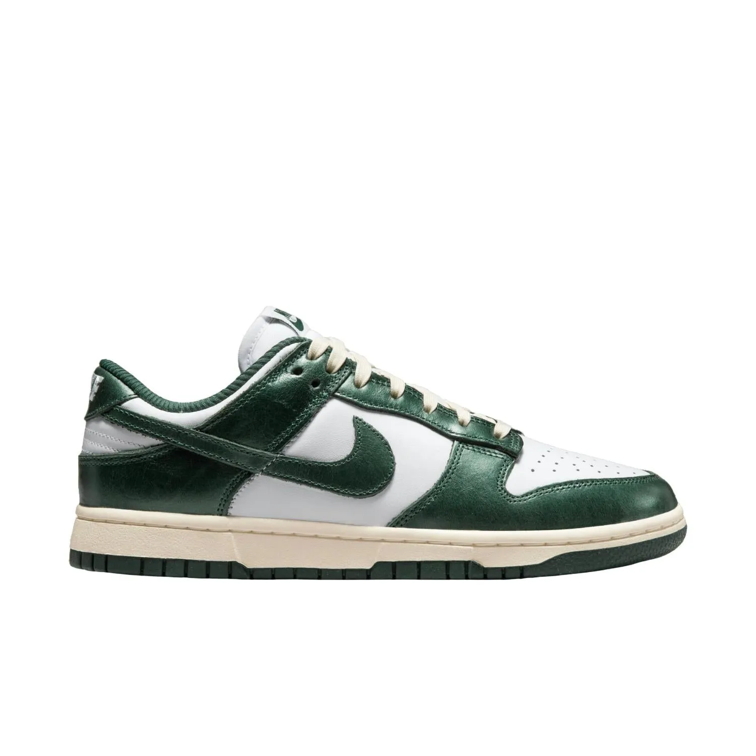 Women's Dunk Low Sneaker In White/pro Green/coconut Milk