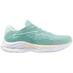 Women's Wave Rider 27 Running Shoes In Eggshell Blue/white