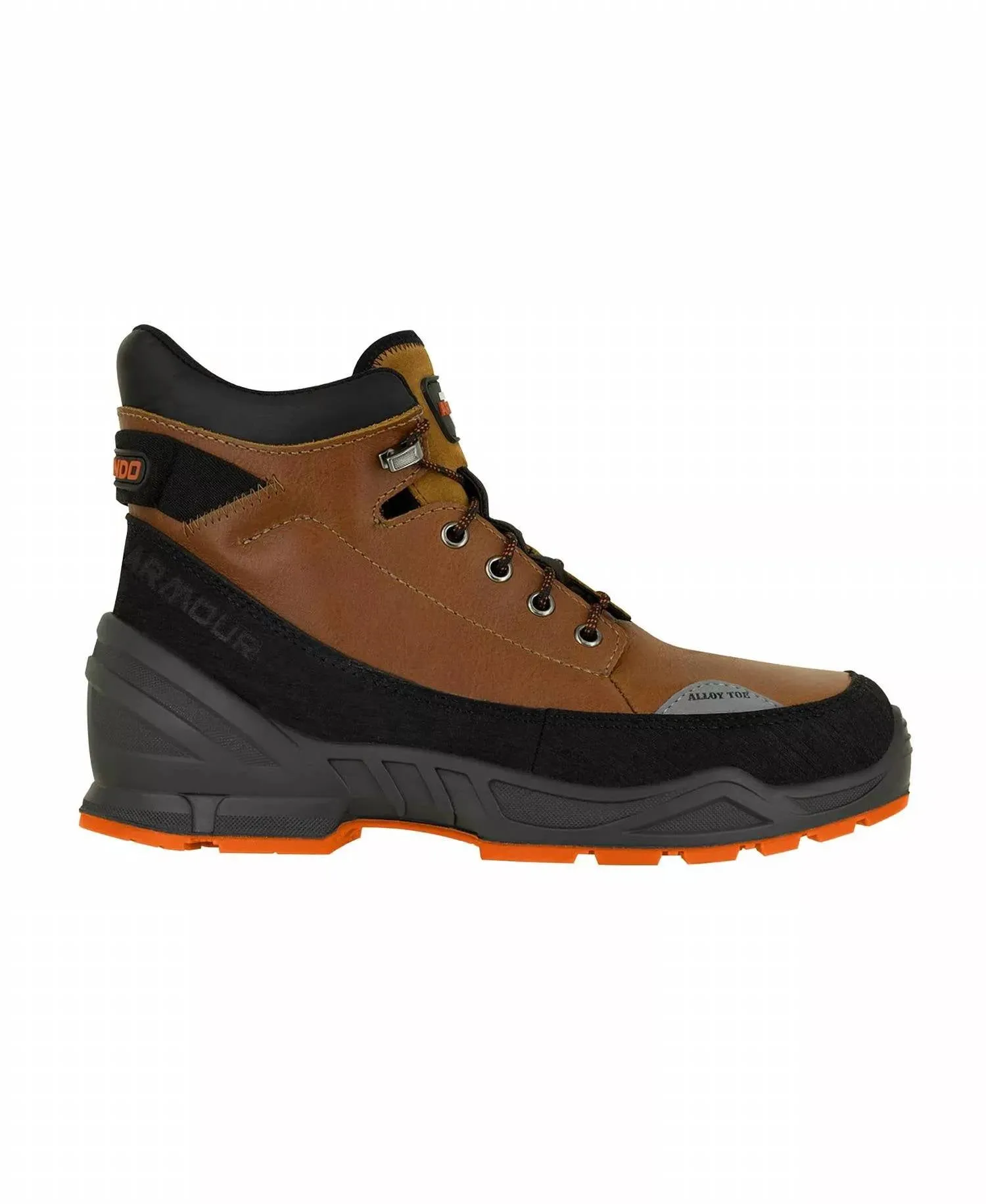 Work Boots 6�� �C Alloy Toe Boots In Rust